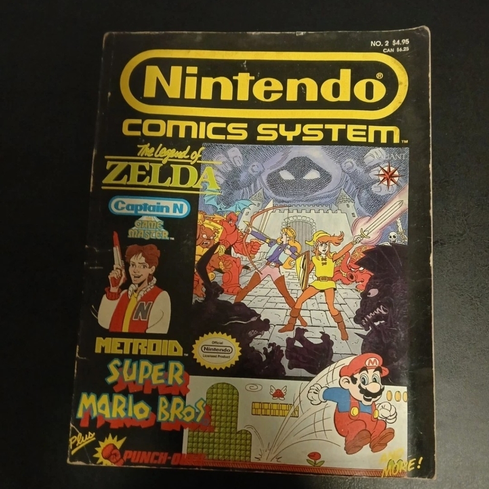 Nintendo Comics System #2 VG- 1990 Zelda, Super Mario Brothers